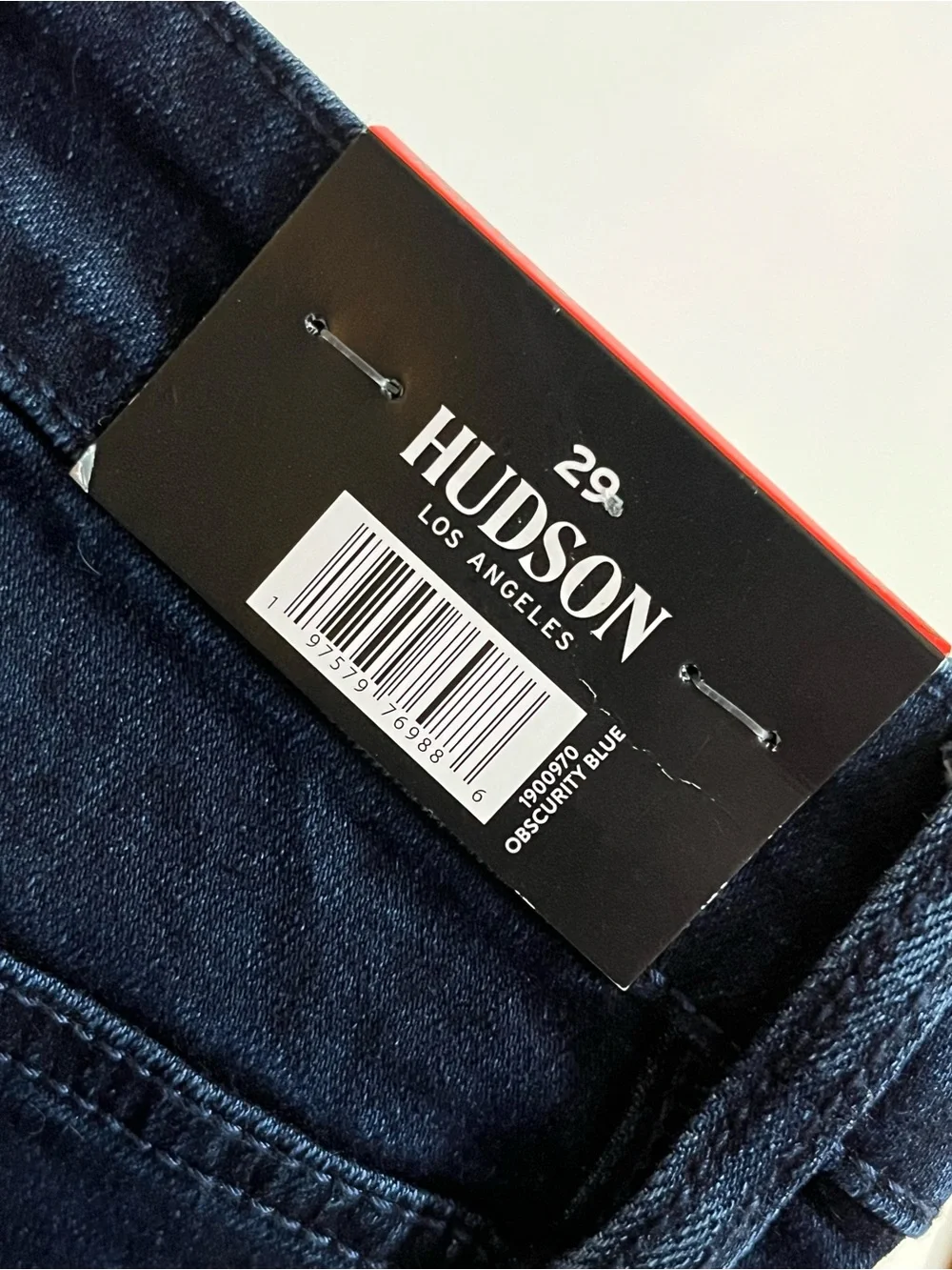 Hudson Straight Leg Jeans NWT Dark Wash Size 29‎ Blue High Rise Casual Classic